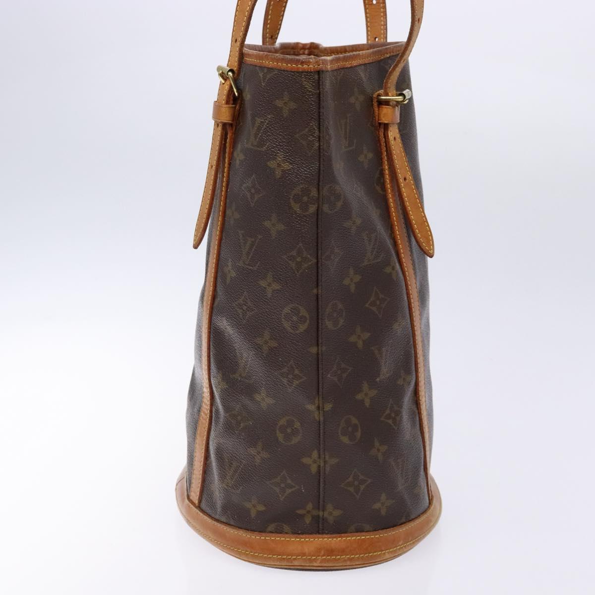 LOUIS VUITTON Monogram Bucket GM Shoulder Bag M42236 LV Auth 135369