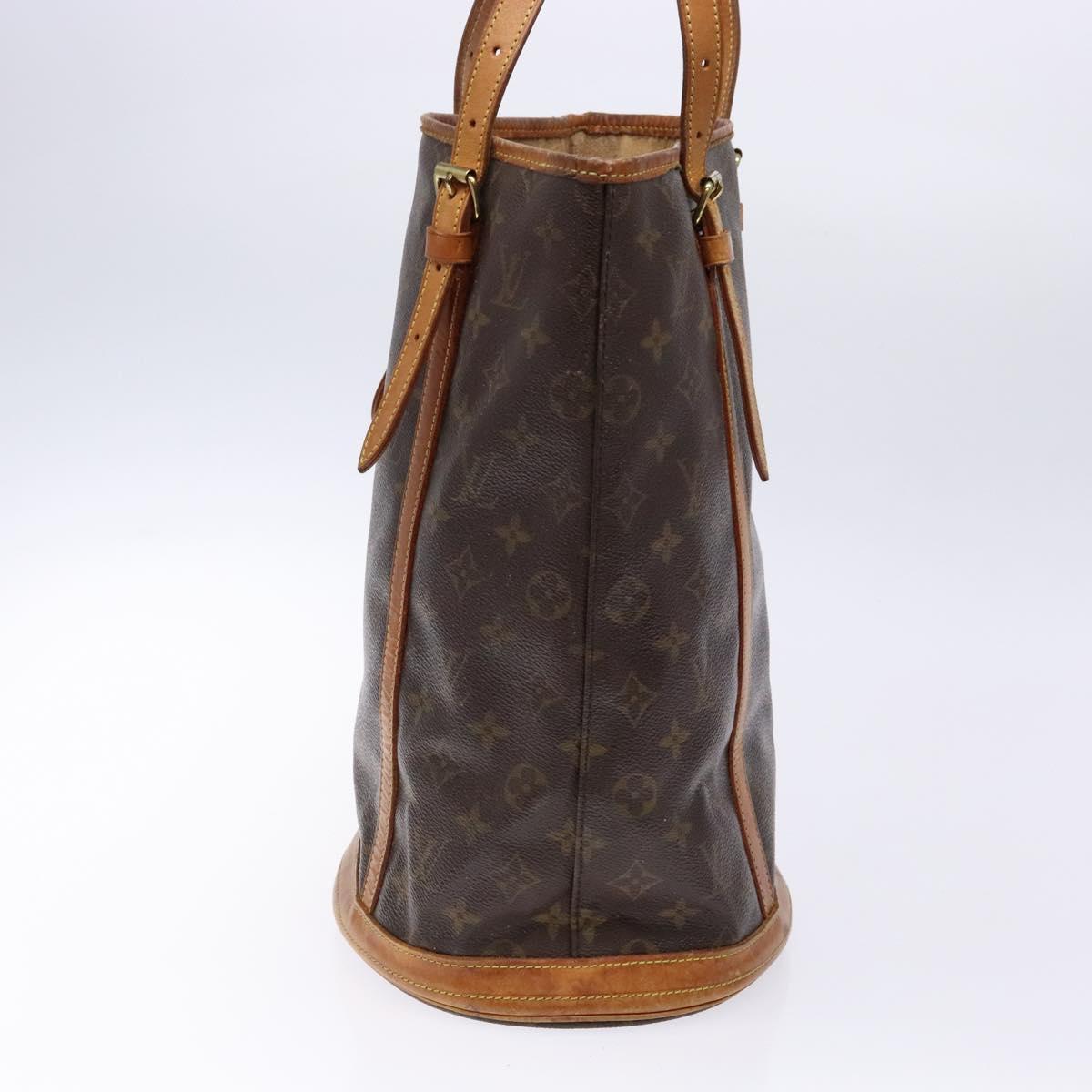 LOUIS VUITTON Monogram Bucket GM Shoulder Bag M42236 LV Auth 135369