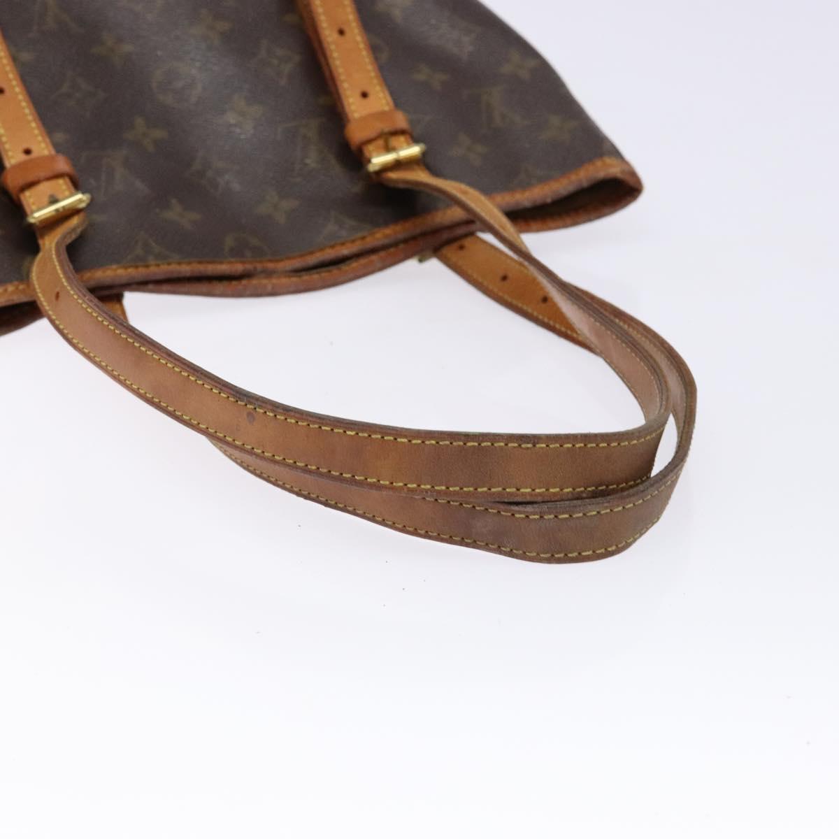 LOUIS VUITTON Monogram Bucket GM Shoulder Bag M42236 LV Auth 135369
