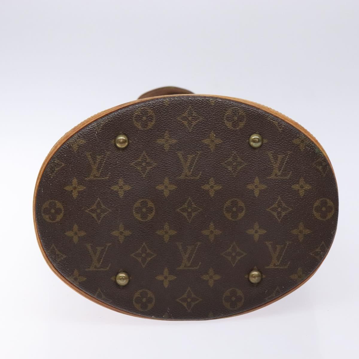 LOUIS VUITTON Monogram Bucket GM Shoulder Bag M42236 LV Auth 135369