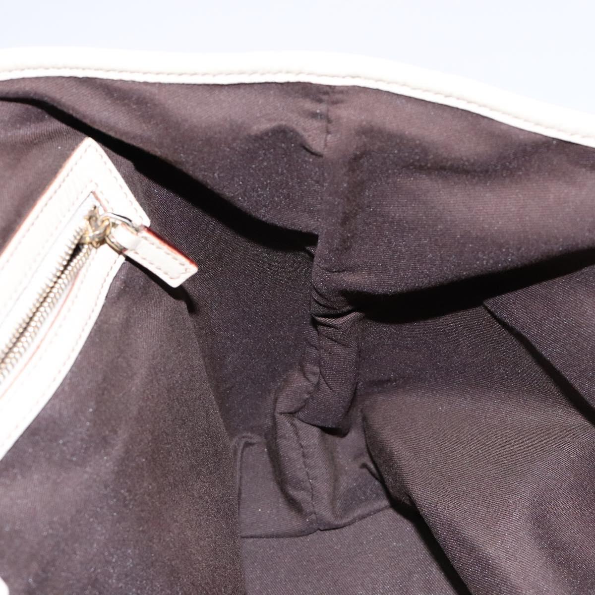 GUCCI GG Canvas Sherry Line Tote Bag Beige Gold 137396 Auth 135378