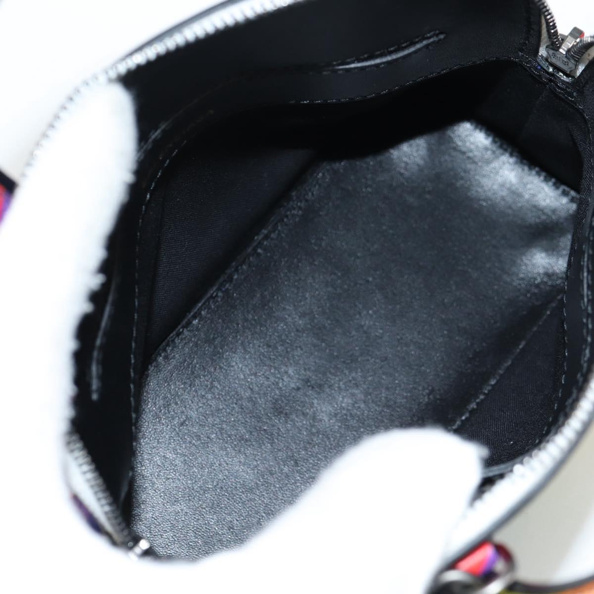 BALENCIAGA Ville Hand Bag Leather 2way Multicolor 550646 Auth 135406M