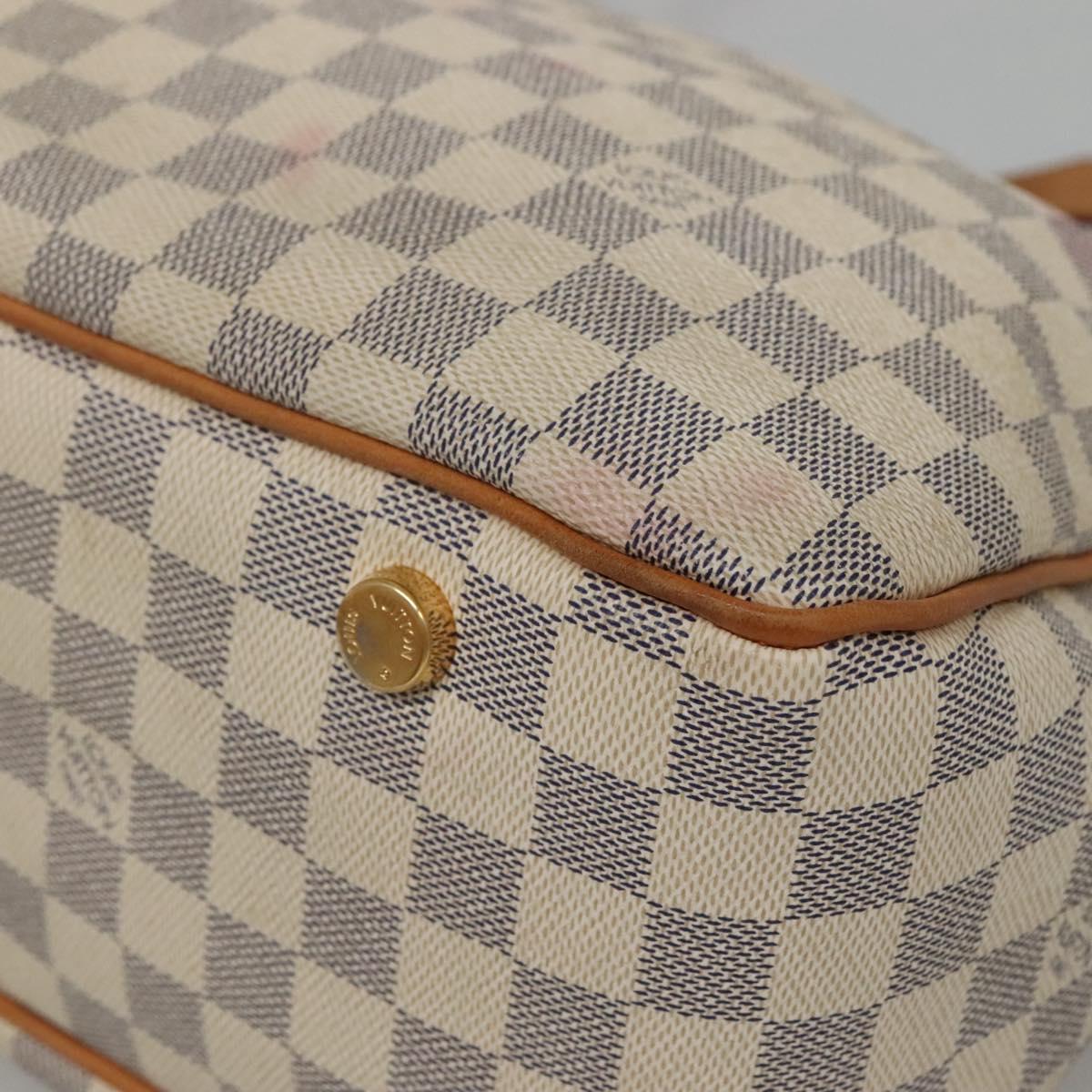 LOUIS VUITTON Damier Azur Figeri PM Shoulder Bag N41176 LV Auth 135424