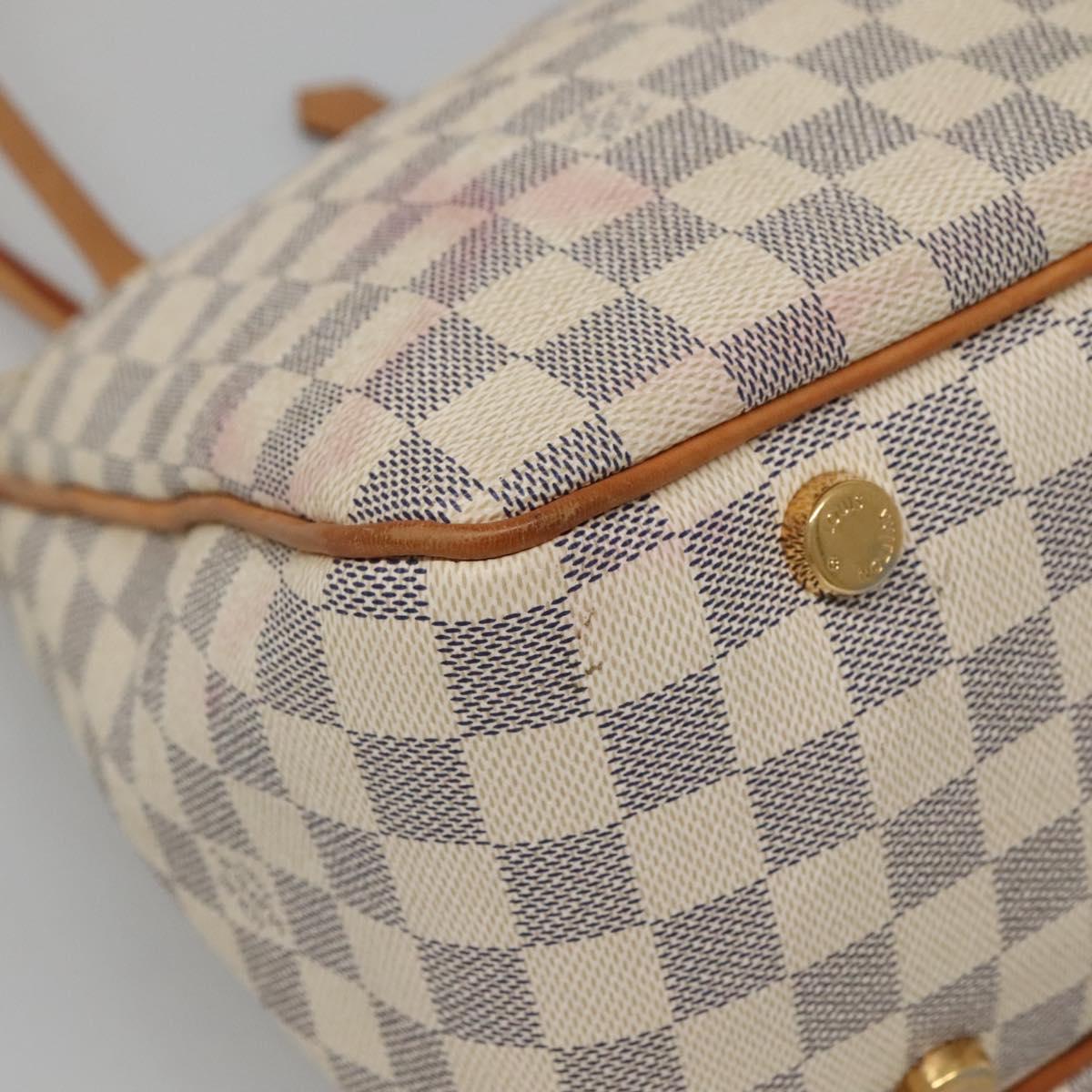LOUIS VUITTON Damier Azur Figeri PM Shoulder Bag N41176 LV Auth 135424