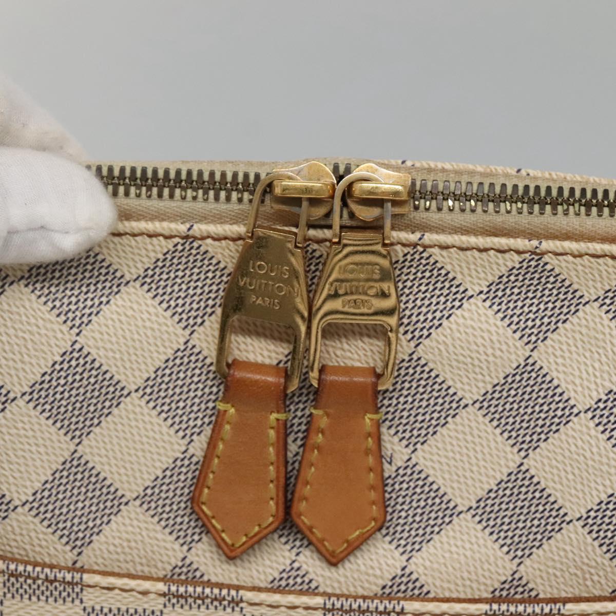LOUIS VUITTON Damier Azur Figeri PM Shoulder Bag N41176 LV Auth 135424