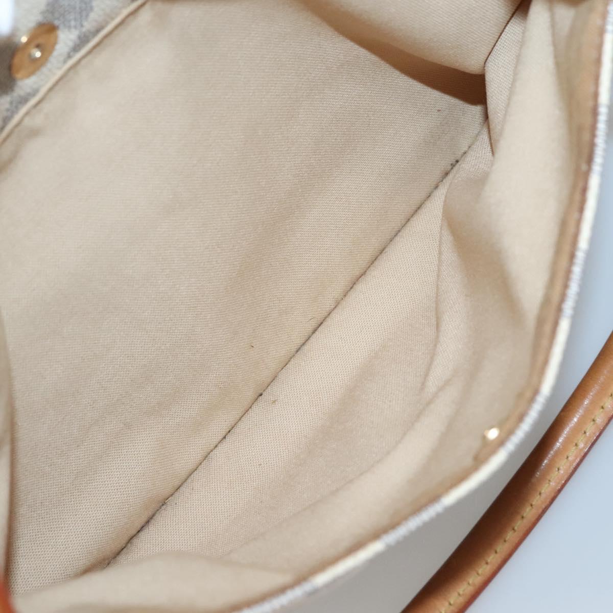 LOUIS VUITTON Damier Azur Figeri PM Shoulder Bag N41176 LV Auth 135424