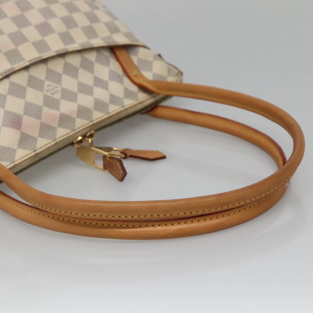 LOUIS VUITTON Damier Azur Figeri PM Shoulder Bag N41176 LV Auth 135424