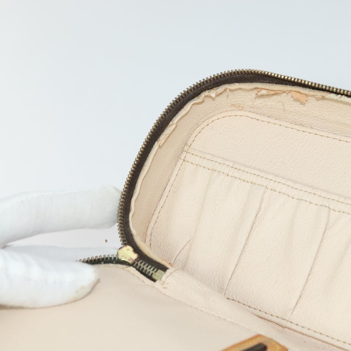 LOUIS VUITTON Monogram Trousse Blush GM Cosmetic Pouch M47505 LV Auth 135428