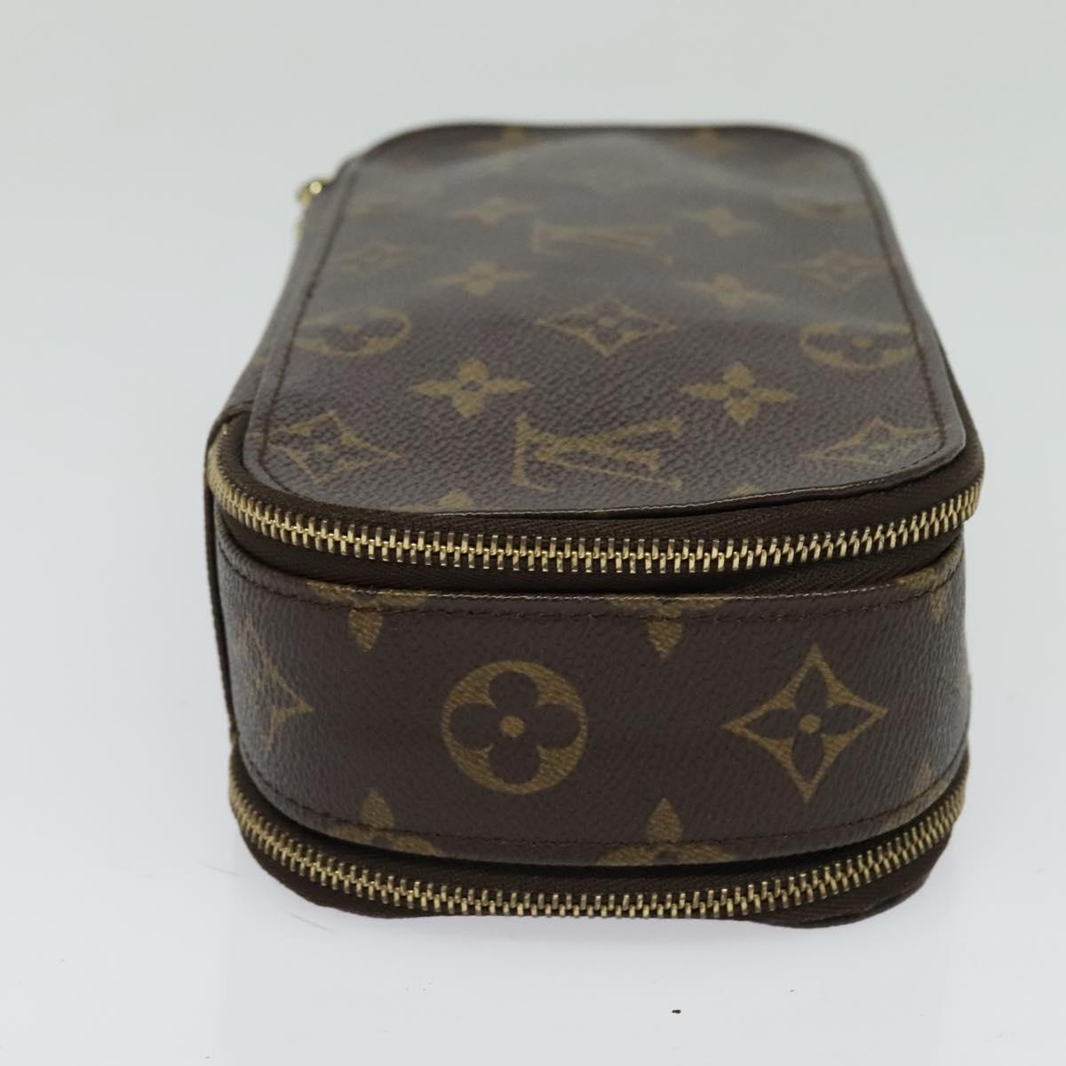 LOUIS VUITTON Monogram Trousse Blush GM Cosmetic Pouch M47505 LV Auth 135428