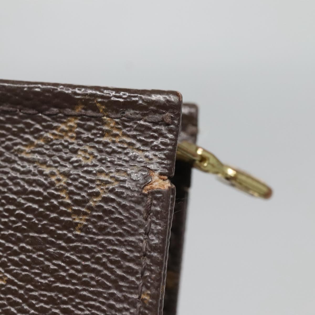 LOUIS VUITTON Monogram Posh Toilette 19 Pouch M47544 LV Auth 135429