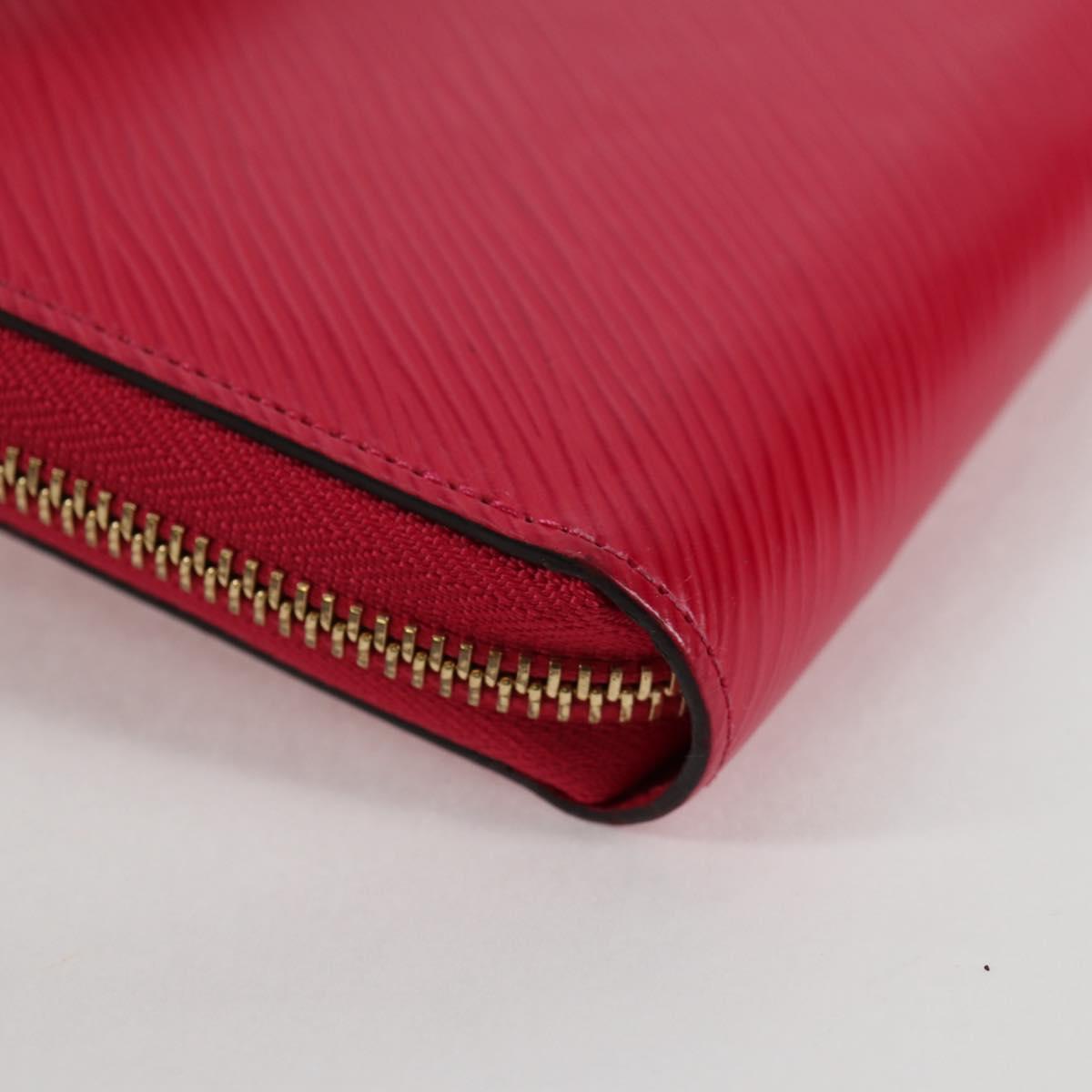 LOUIS VUITTON Epi Zippy Wallet Long Wallet Pink M62609 LV Auth 135440M