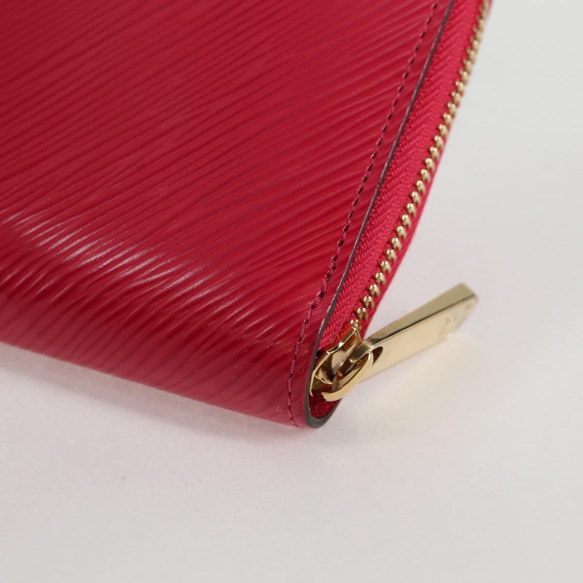 LOUIS VUITTON Epi Zippy Wallet Long Wallet Pink M62609 LV Auth 135440M