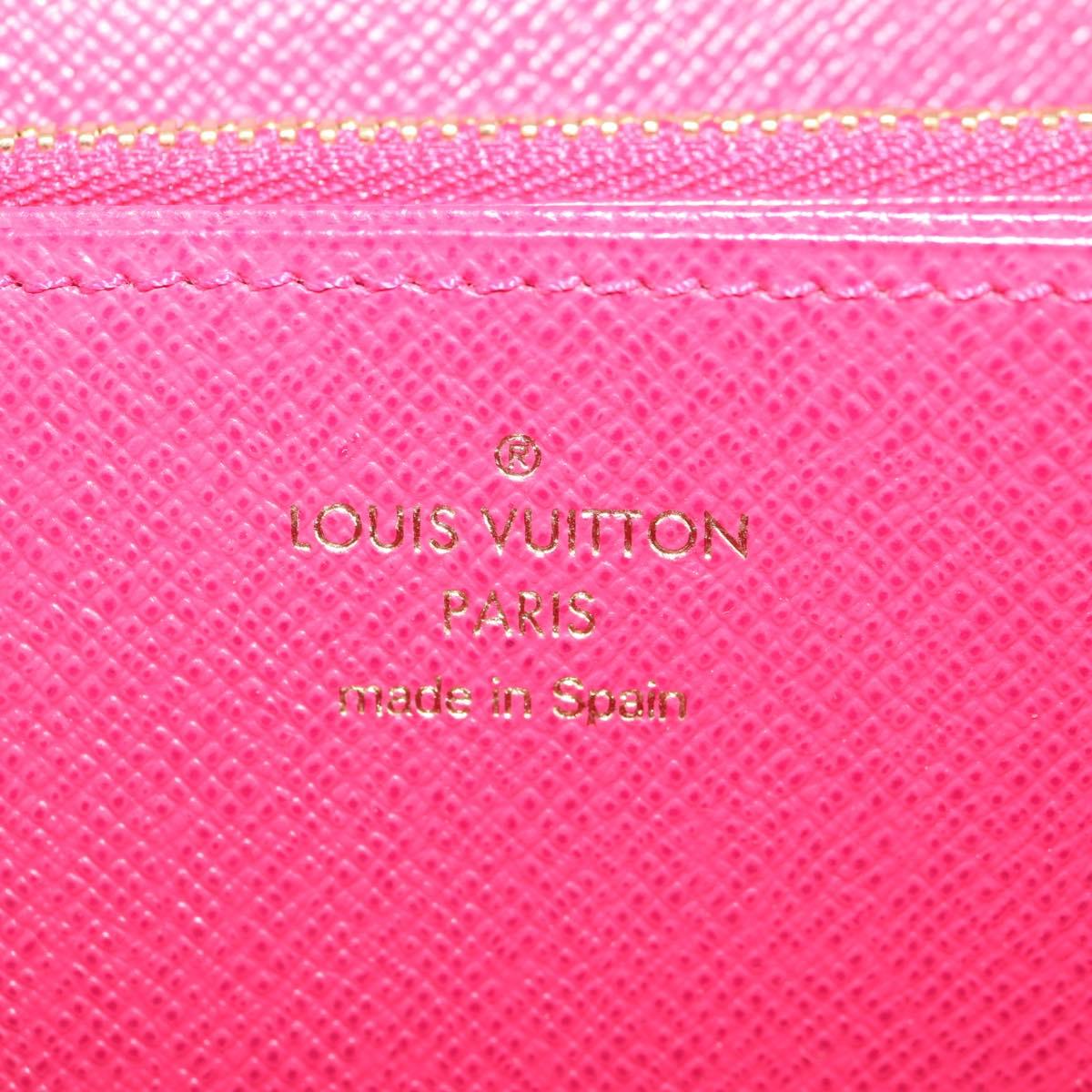 LOUIS VUITTON Epi Zippy Wallet Long Wallet Pink M62609 LV Auth 135440M