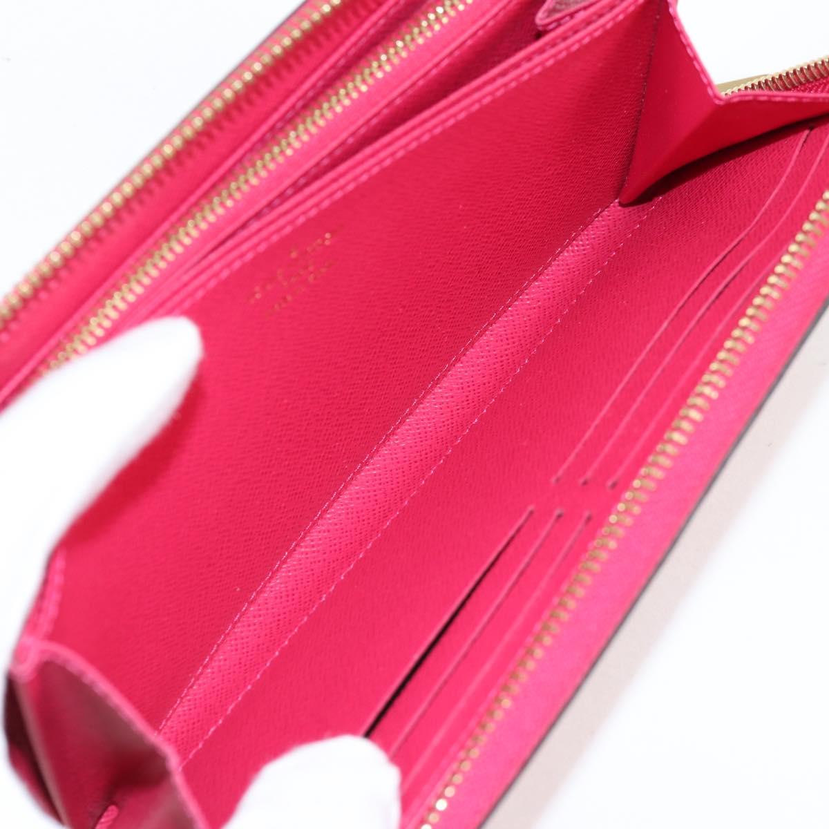 LOUIS VUITTON Epi Zippy Wallet Long Wallet Pink M62609 LV Auth 135440M