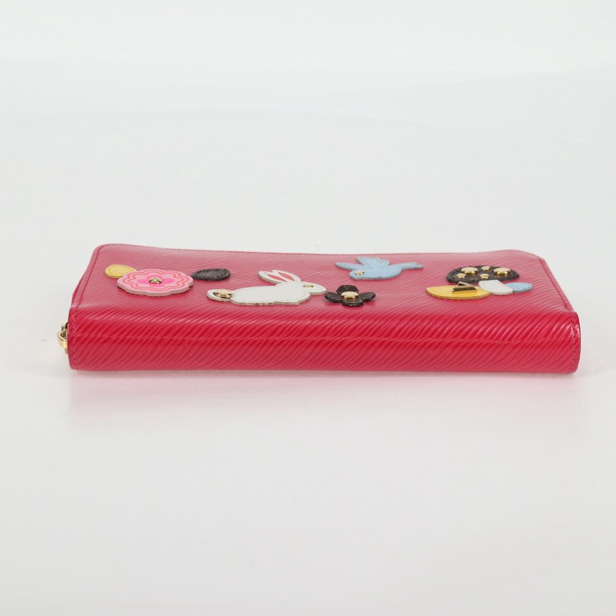 LOUIS VUITTON Epi Zippy Wallet Long Wallet Pink M62609 LV Auth 135440M