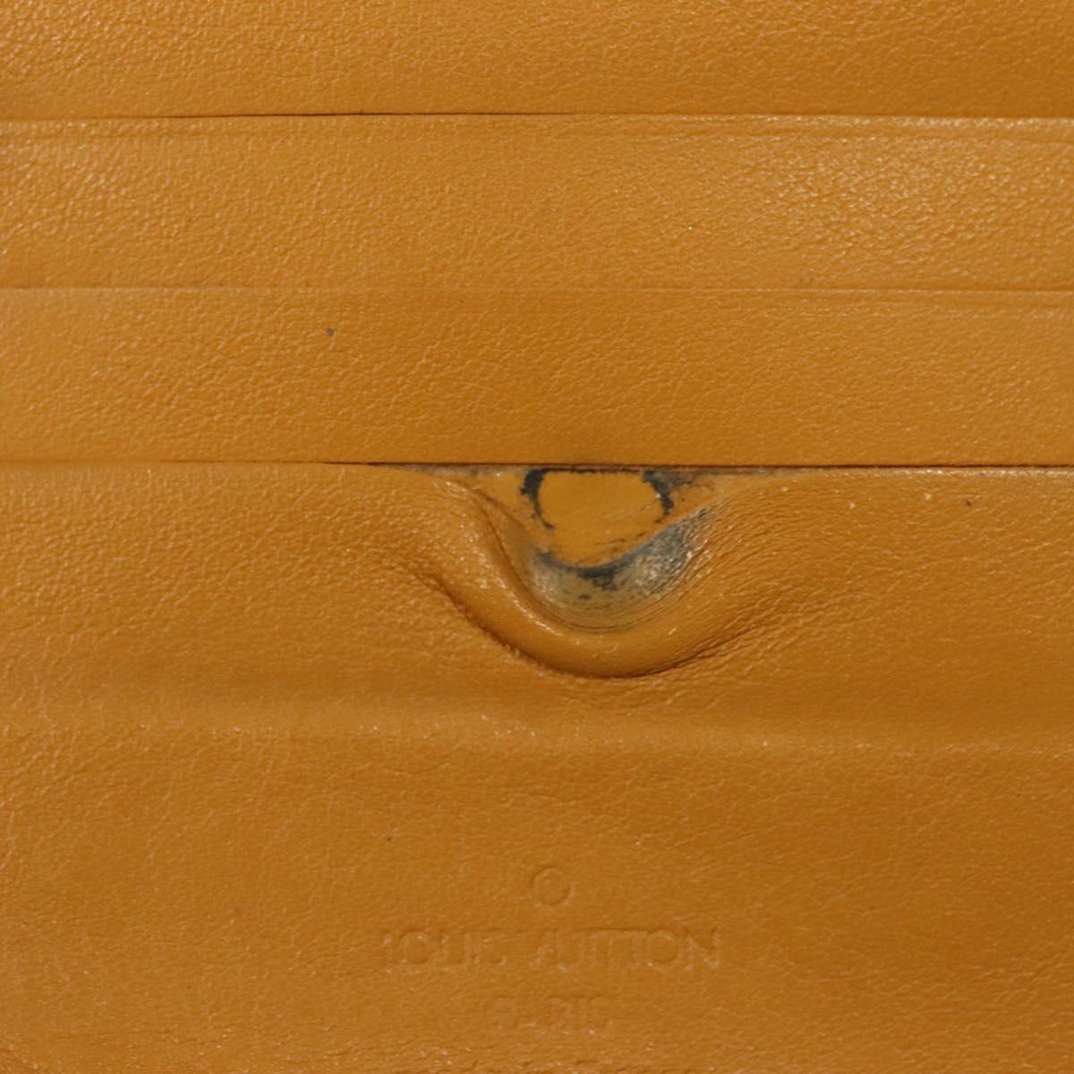 LOUIS VUITTON Monogram Denim Mini Zippy Wallet Wallet Blue M95342 LV Auth 135447