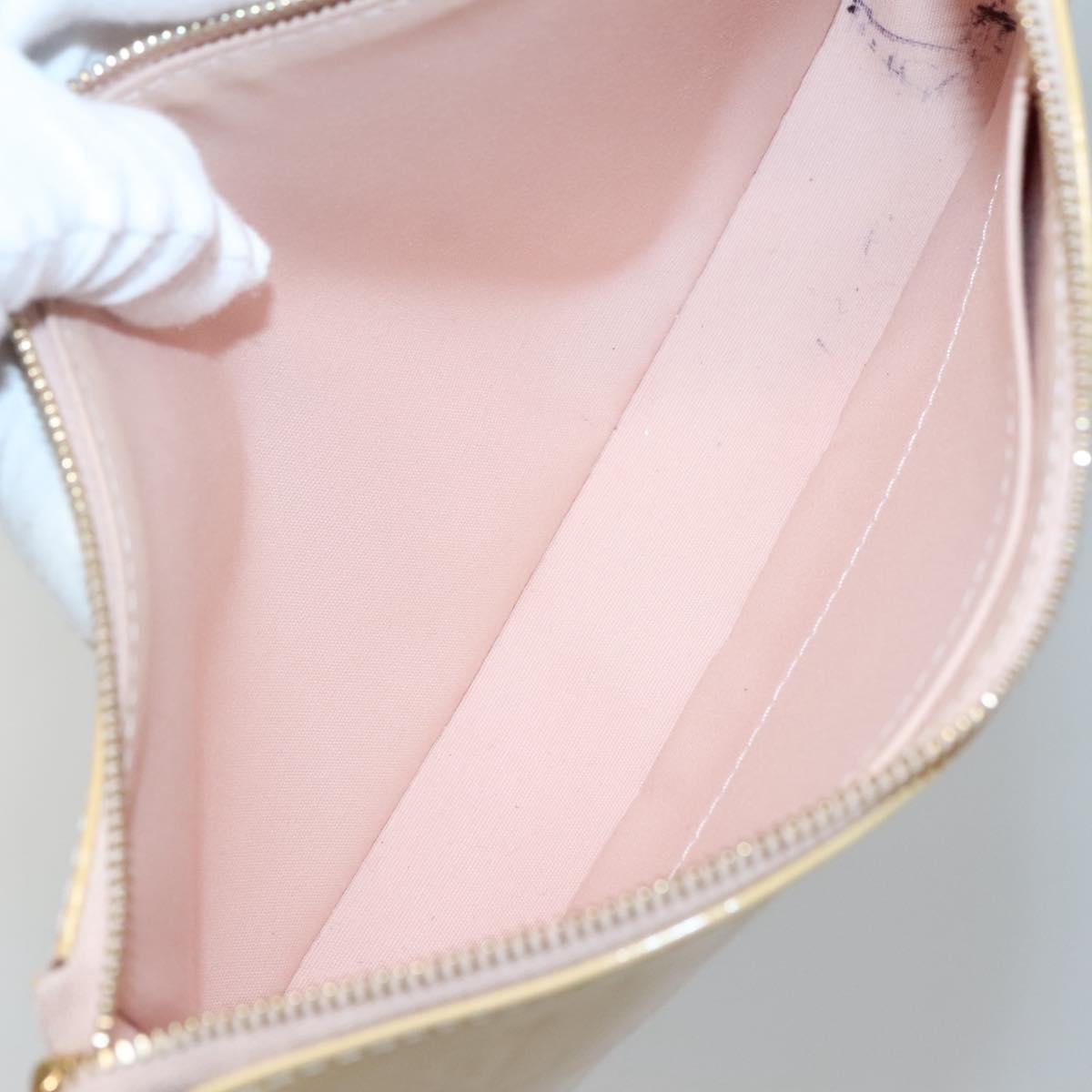 LOUIS VUITTON Vernis Pochette Accessoires Rose Angelique M90072 LV Auth 135464