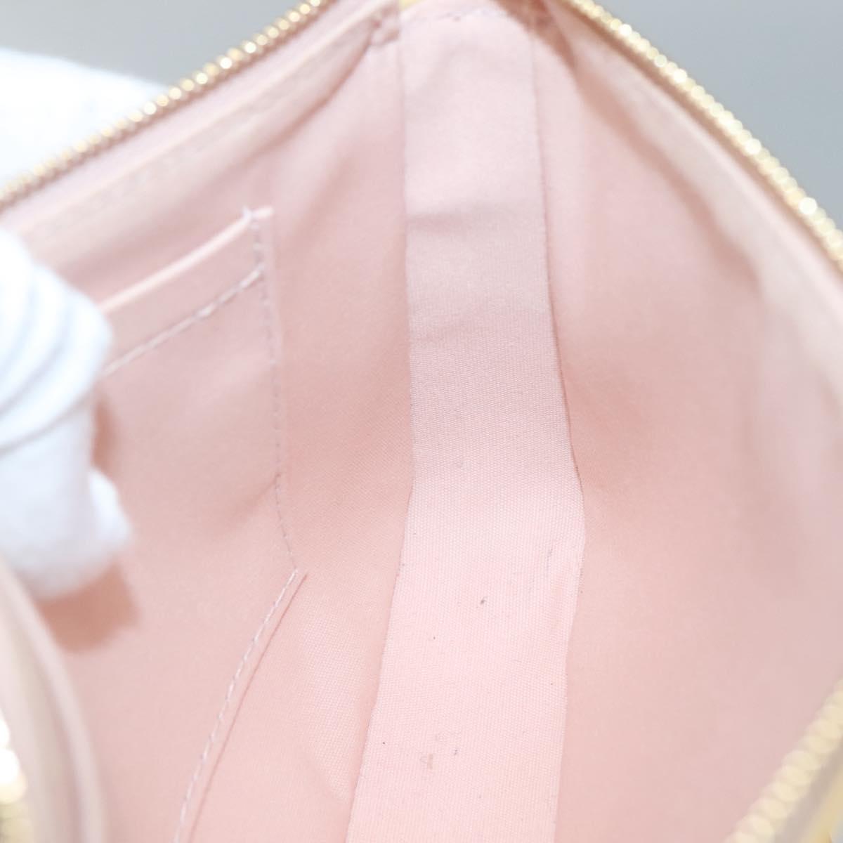 LOUIS VUITTON Vernis Pochette Accessoires Rose Angelique M90072 LV Auth 135464