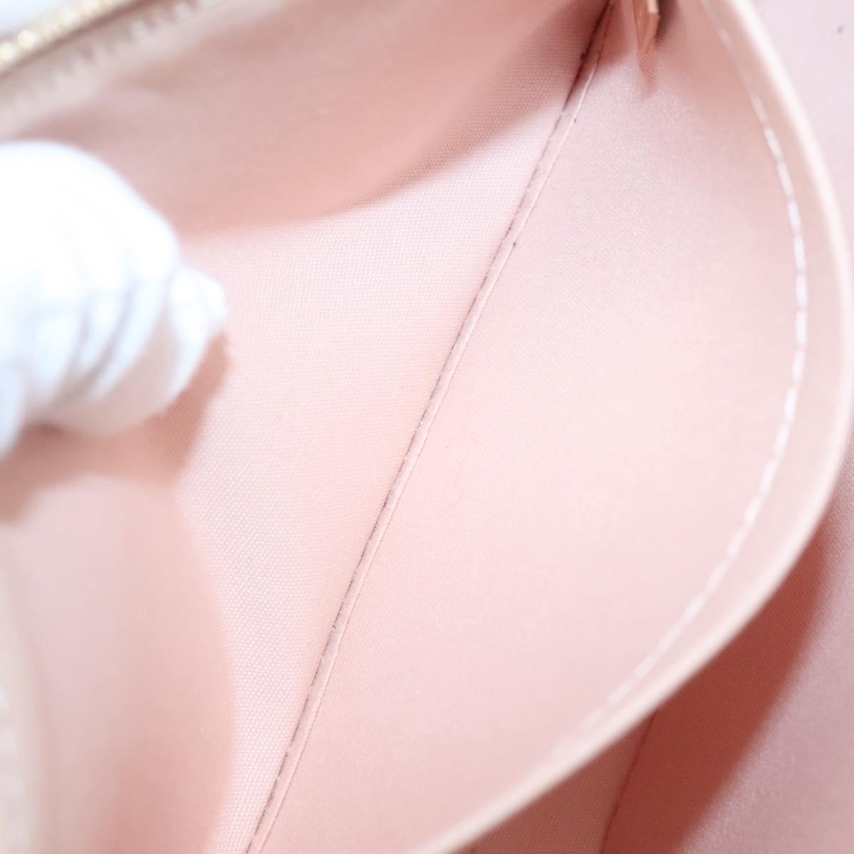 LOUIS VUITTON Vernis Pochette Accessoires Rose Angelique M90072 LV Auth 135464