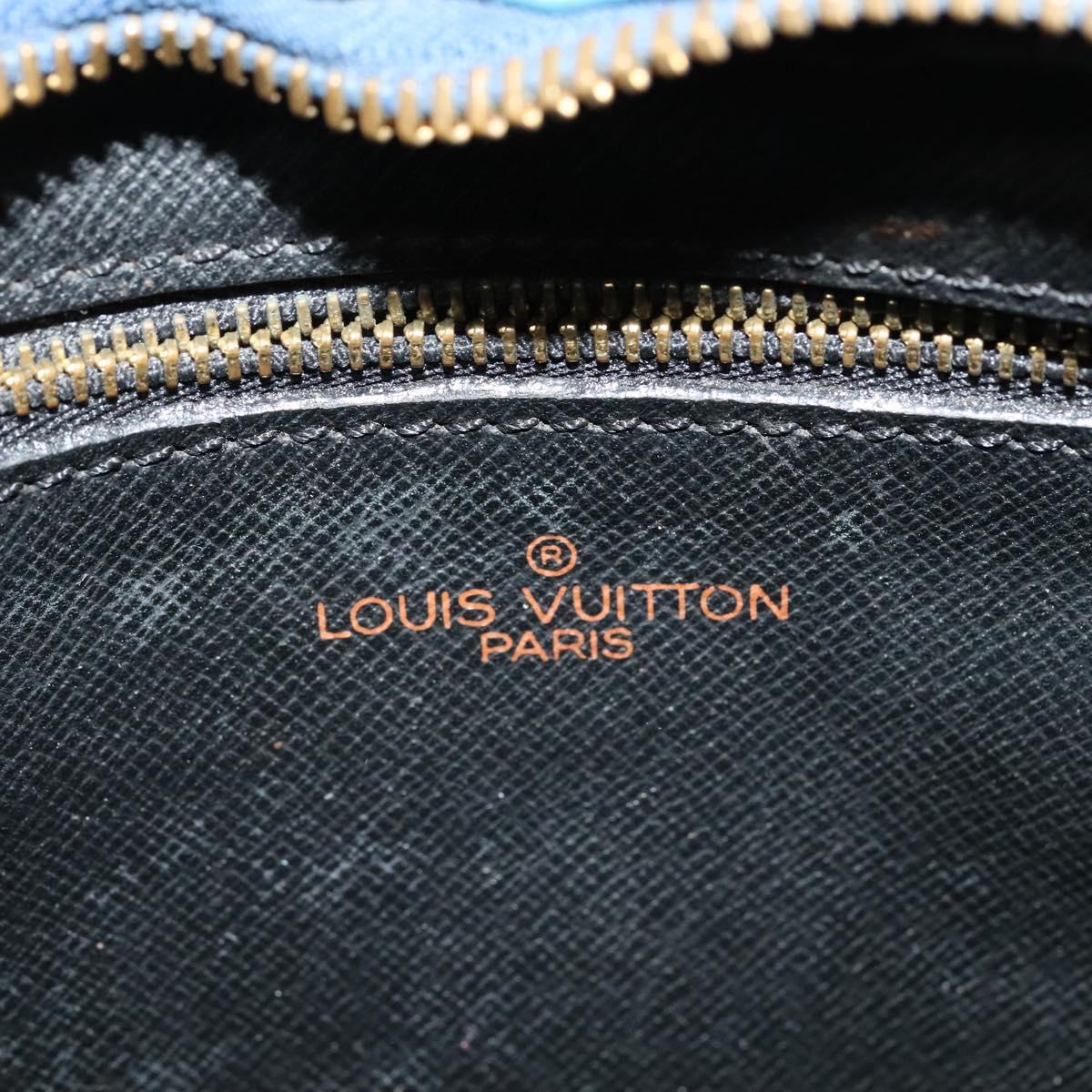 LOUIS VUITTON Epi June Feuille Shoulder Bag Blue M52155 LV Auth 135469