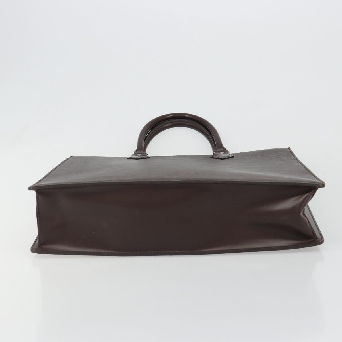 LOUIS VUITTON Epi Sac Plat Hand Bag Mocha M5908D LV Auth 135472