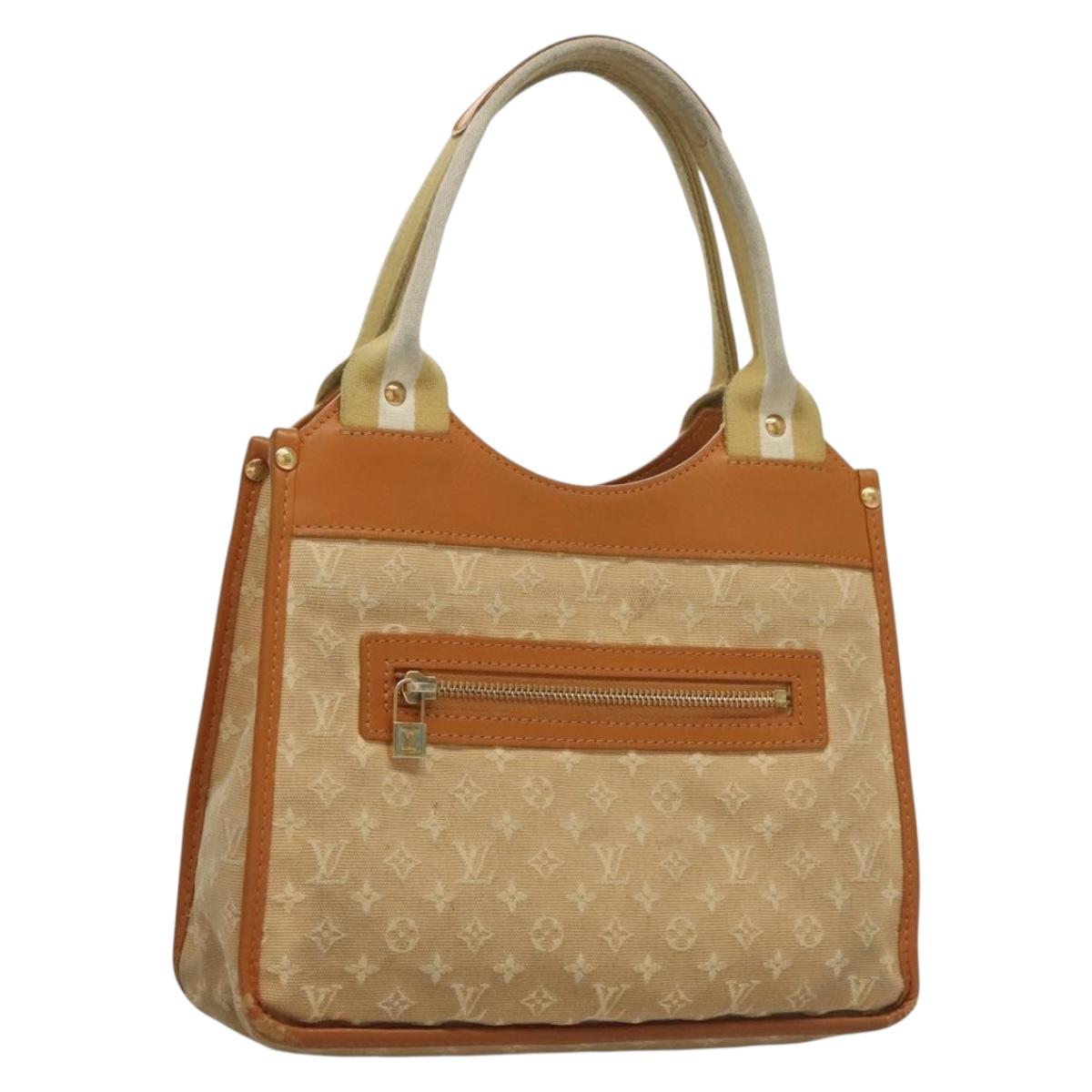 LOUIS VUITTON Monogram Mini Sac Catline Tote Bag Beige M92328 LV Auth 135480