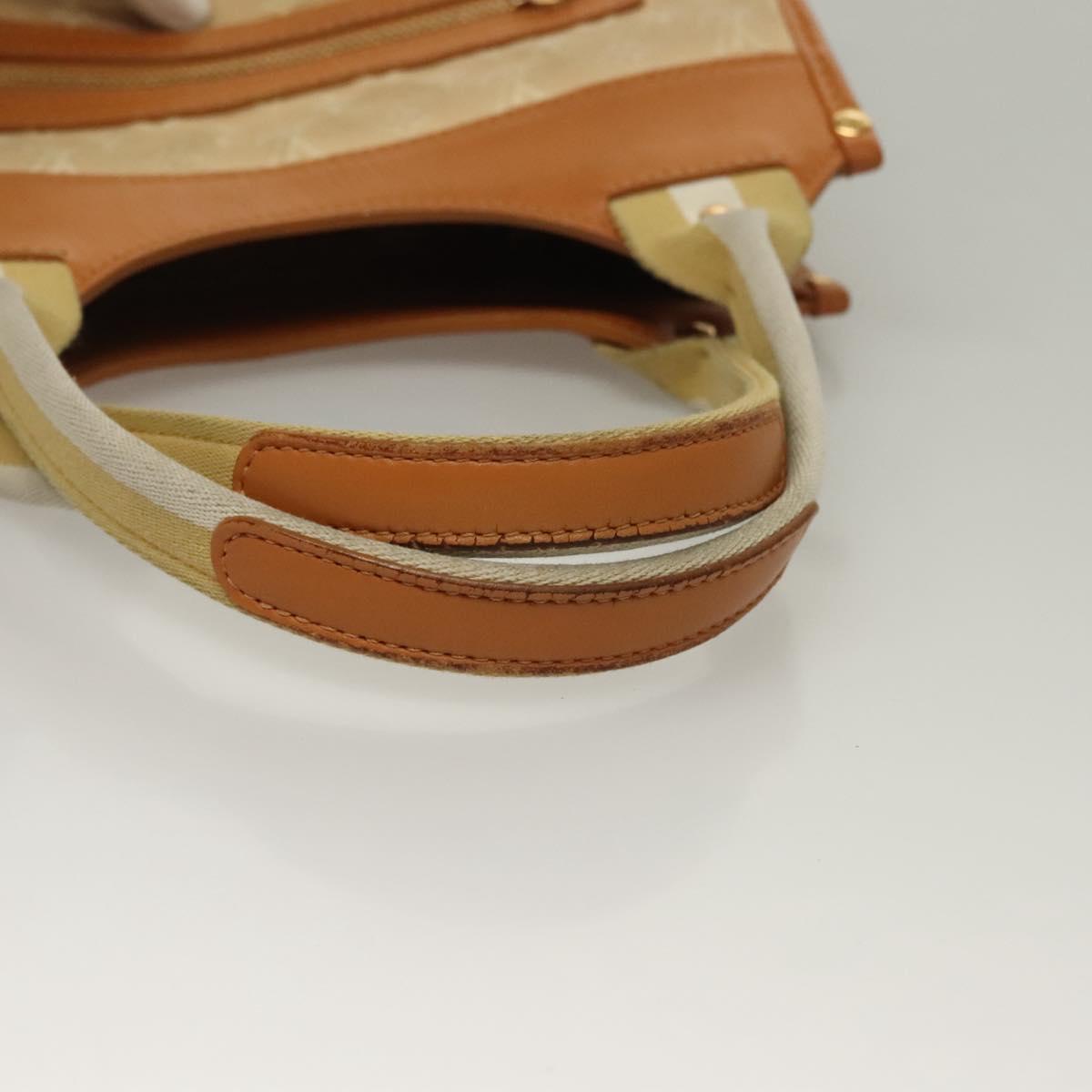 LOUIS VUITTON Monogram Mini Sac Catline Tote Bag Beige M92328 LV Auth 135480