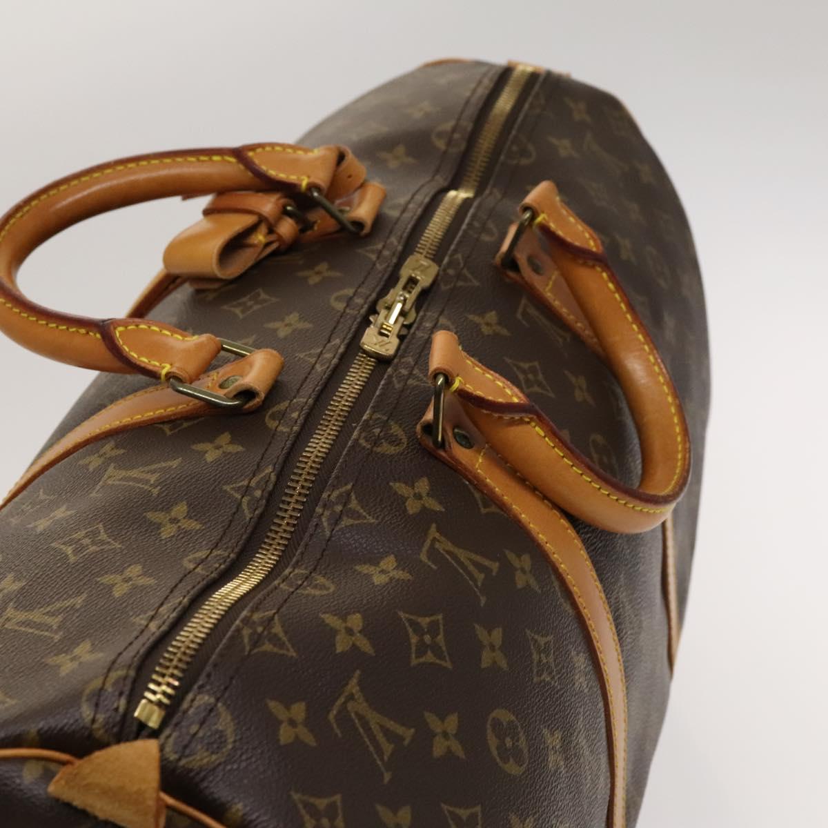 LOUIS VUITTON Monogram Keepall 50 Boston Bag M41426 LV Auth 135538