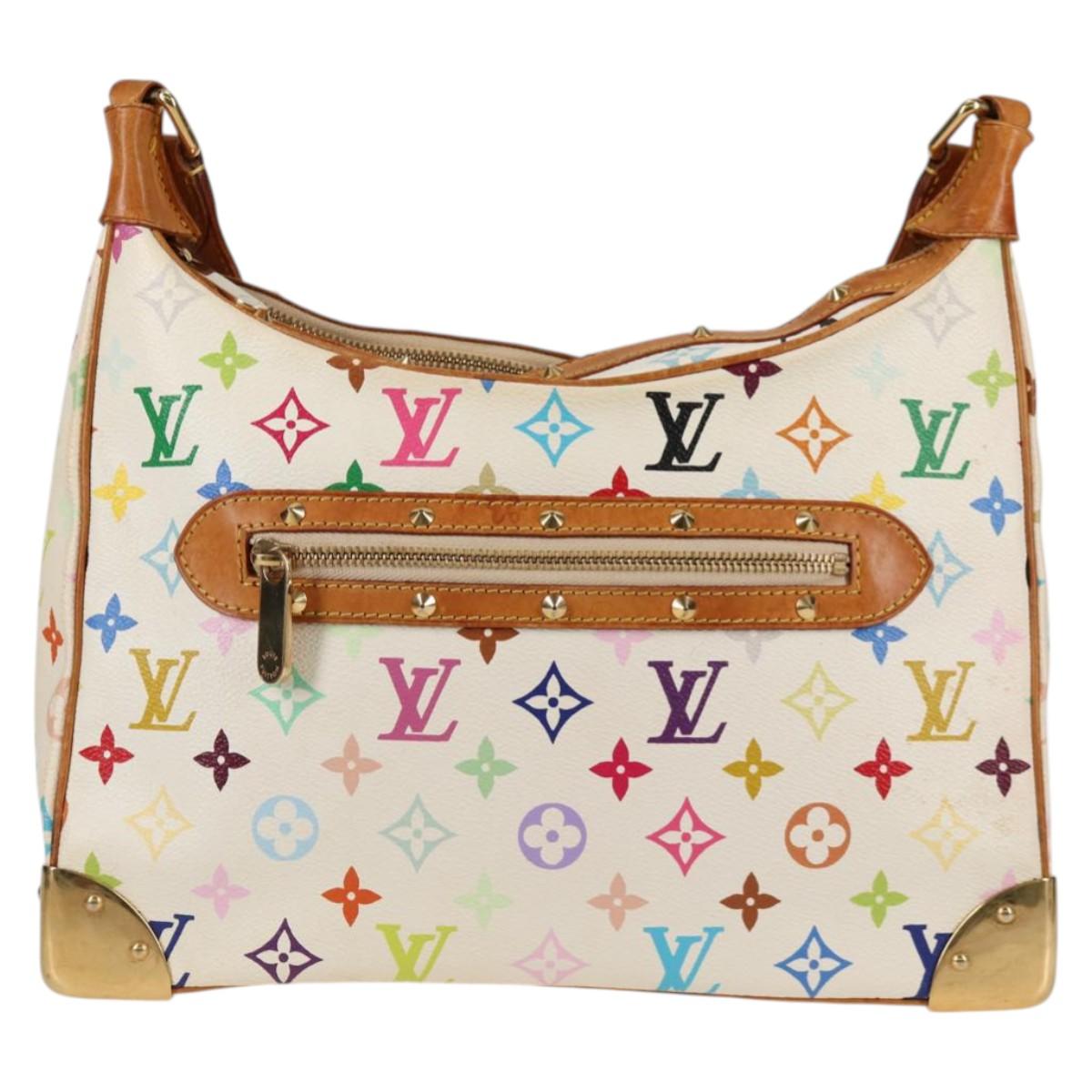 LOUIS VUITTON Monogram Multicolor Boulogne Shoulder Bag M92660 Auth 135572
