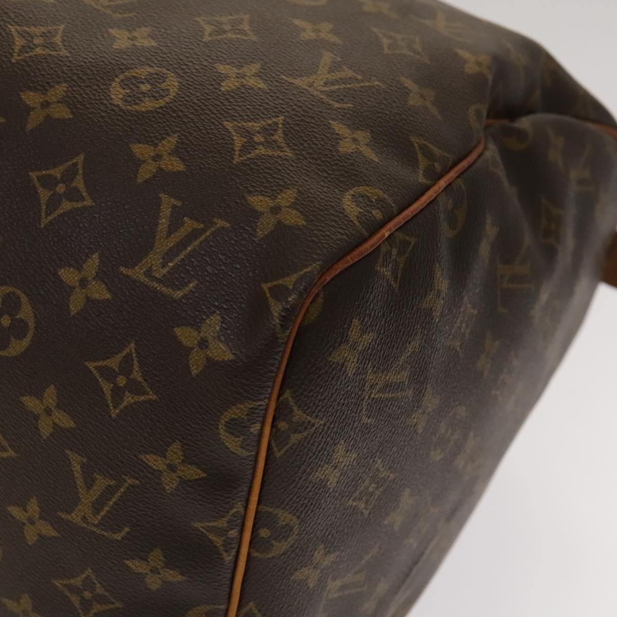 LOUIS VUITTON Monogram Keepall 55 Boston Bag M41424 LV Auth 135575