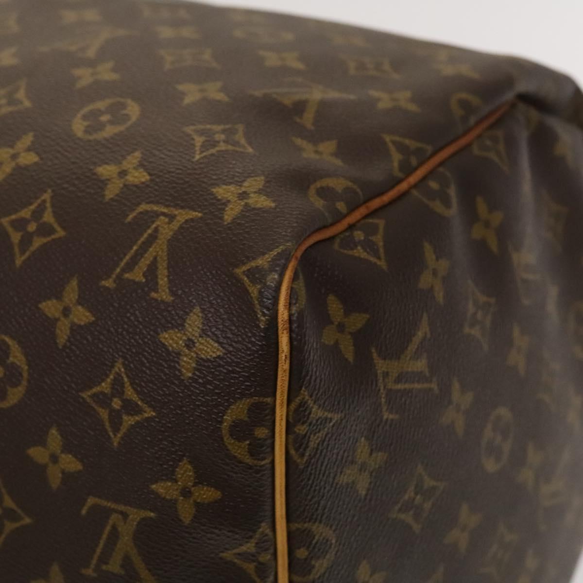 LOUIS VUITTON Monogram Keepall 55 Boston Bag M41424 LV Auth 135575