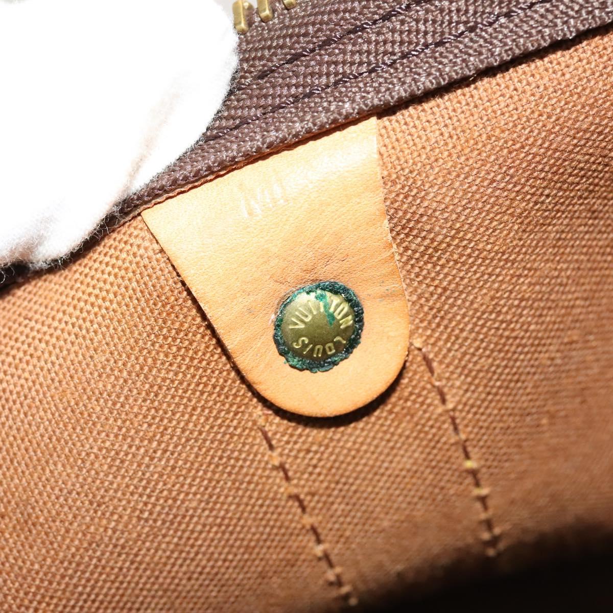 LOUIS VUITTON Monogram Keepall 55 Boston Bag M41424 LV Auth 135575