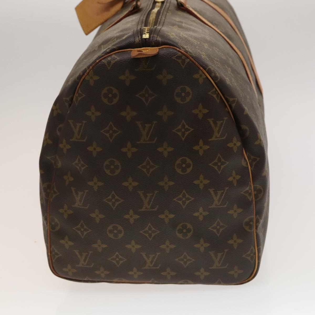 LOUIS VUITTON Monogram Keepall 55 Boston Bag M41424 LV Auth 135575