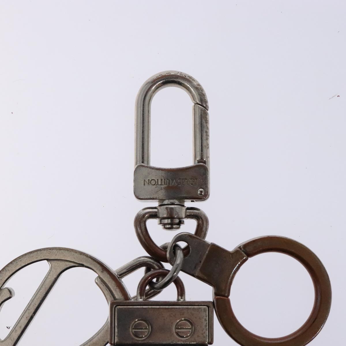 LOUIS VUITTON Taiga Porte Cles Neo LV Club Charm Gray M00034 LV Auth 135588