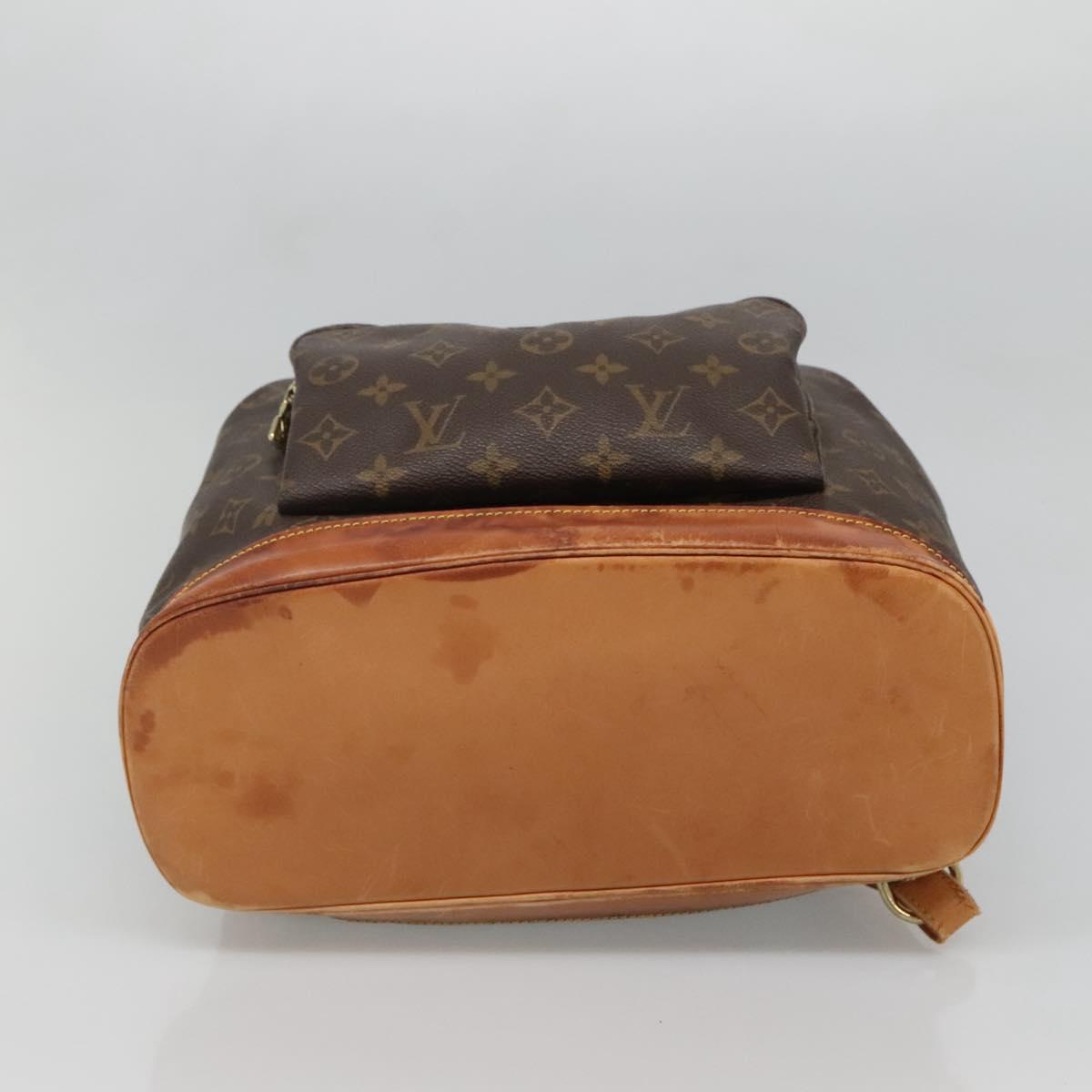 LOUIS VUITTON Monogram Montsouris GM Backpack M51135 LV Auth 135592