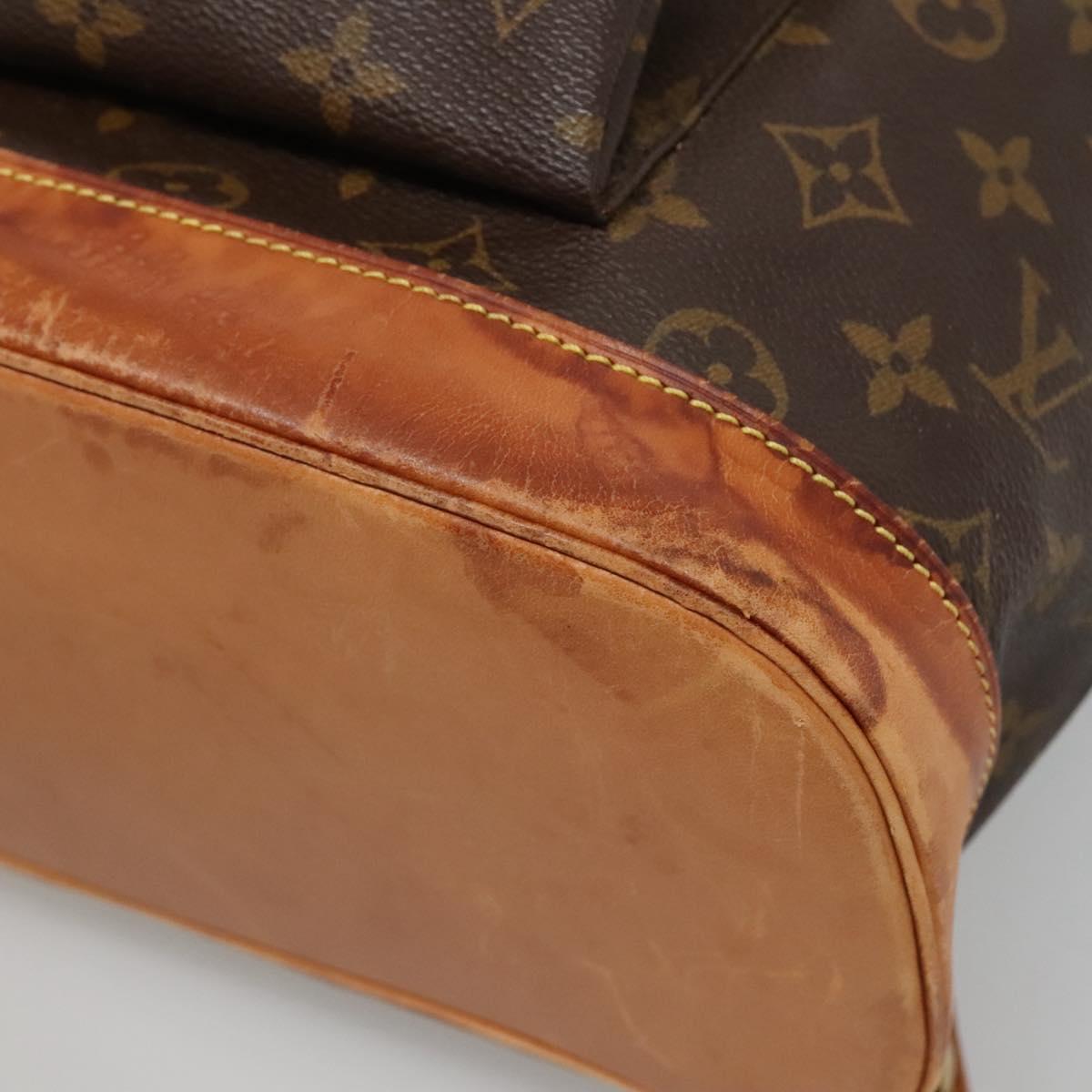 LOUIS VUITTON Monogram Montsouris GM Backpack M51135 LV Auth 135592