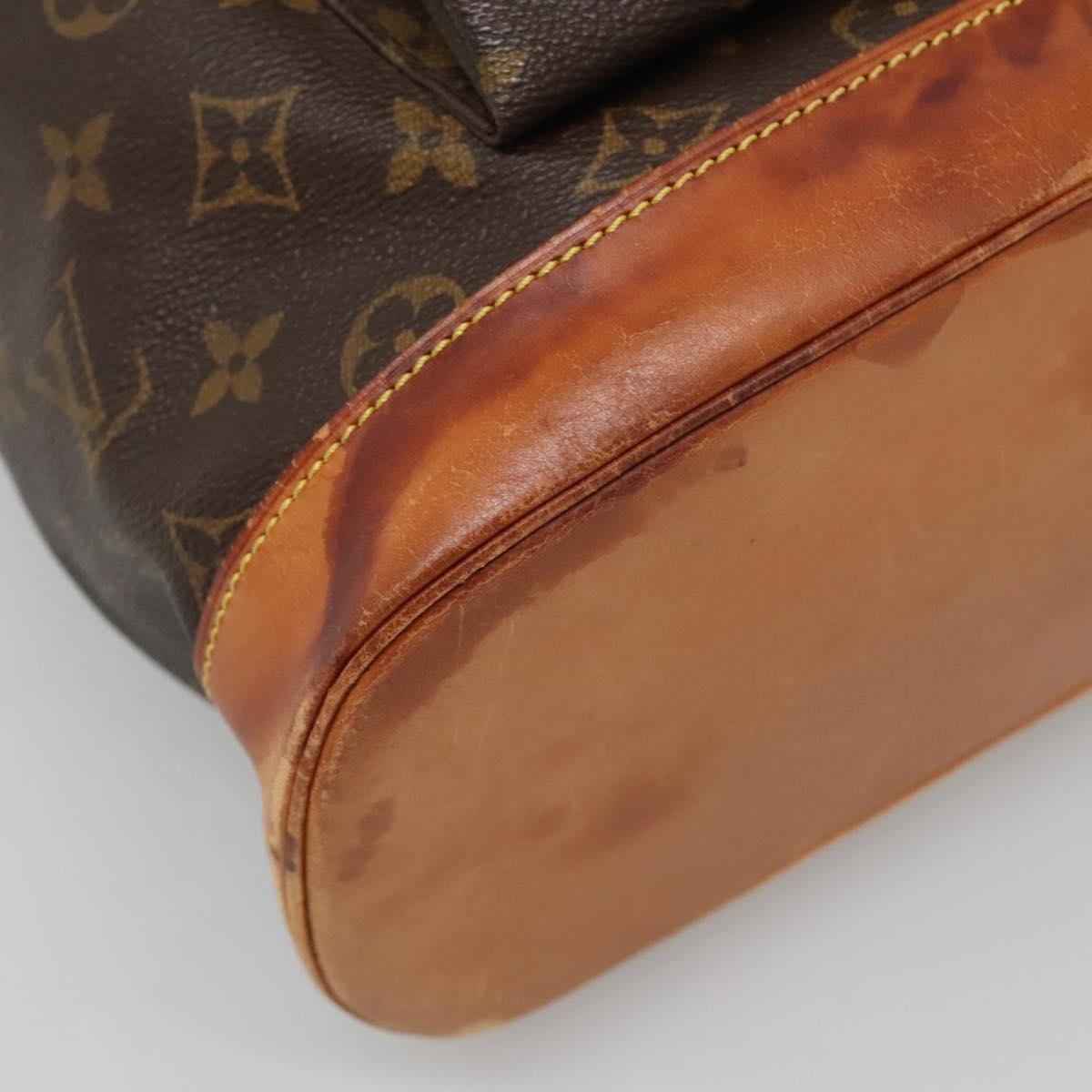 LOUIS VUITTON Monogram Montsouris GM Backpack M51135 LV Auth 135592