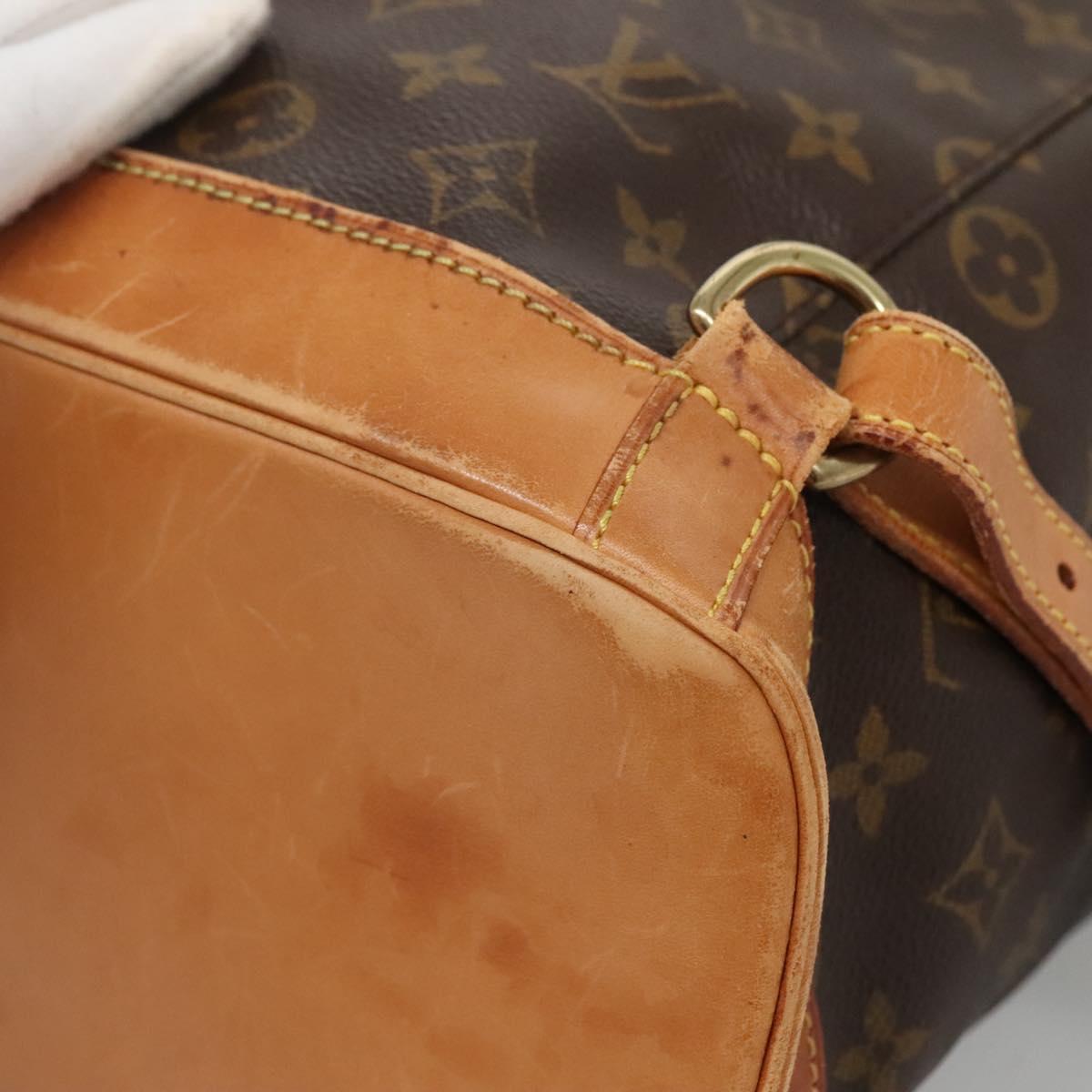 LOUIS VUITTON Monogram Montsouris GM Backpack M51135 LV Auth 135592