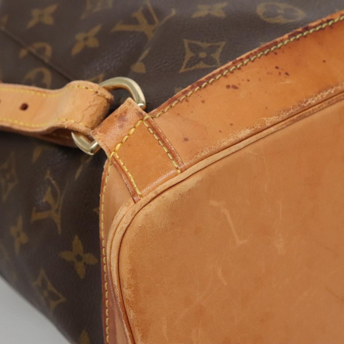 LOUIS VUITTON Monogram Montsouris GM Backpack M51135 LV Auth 135592