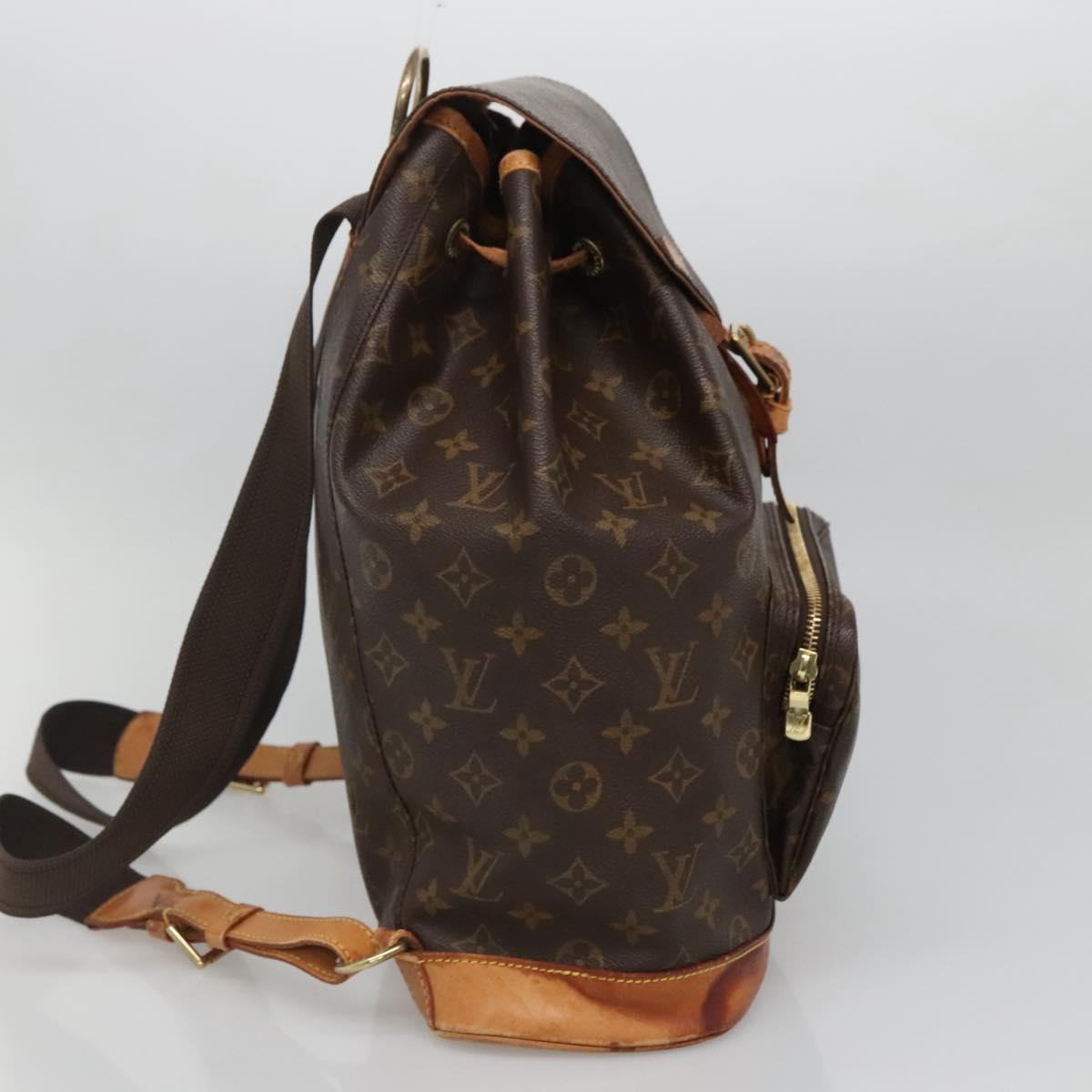 LOUIS VUITTON Monogram Montsouris GM Backpack M51135 LV Auth 135592