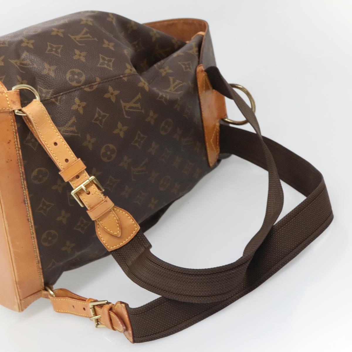 LOUIS VUITTON Monogram Montsouris GM Backpack M51135 LV Auth 135592