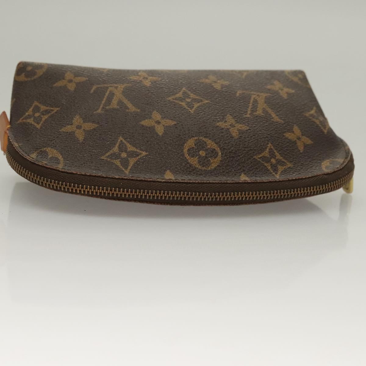 LOUIS VUITTON Monogram Pochette Cosmetic PM Pouch M43998 LV Auth 135599