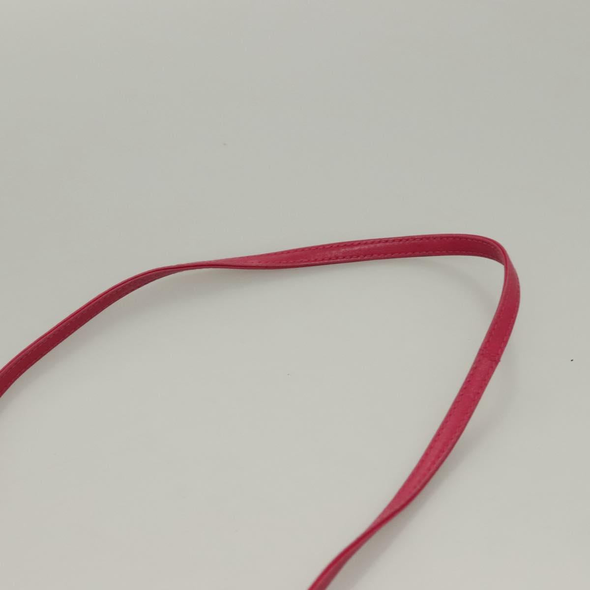 PRADA Hand Bag Nylon 2way Pink Gold Auth 135626