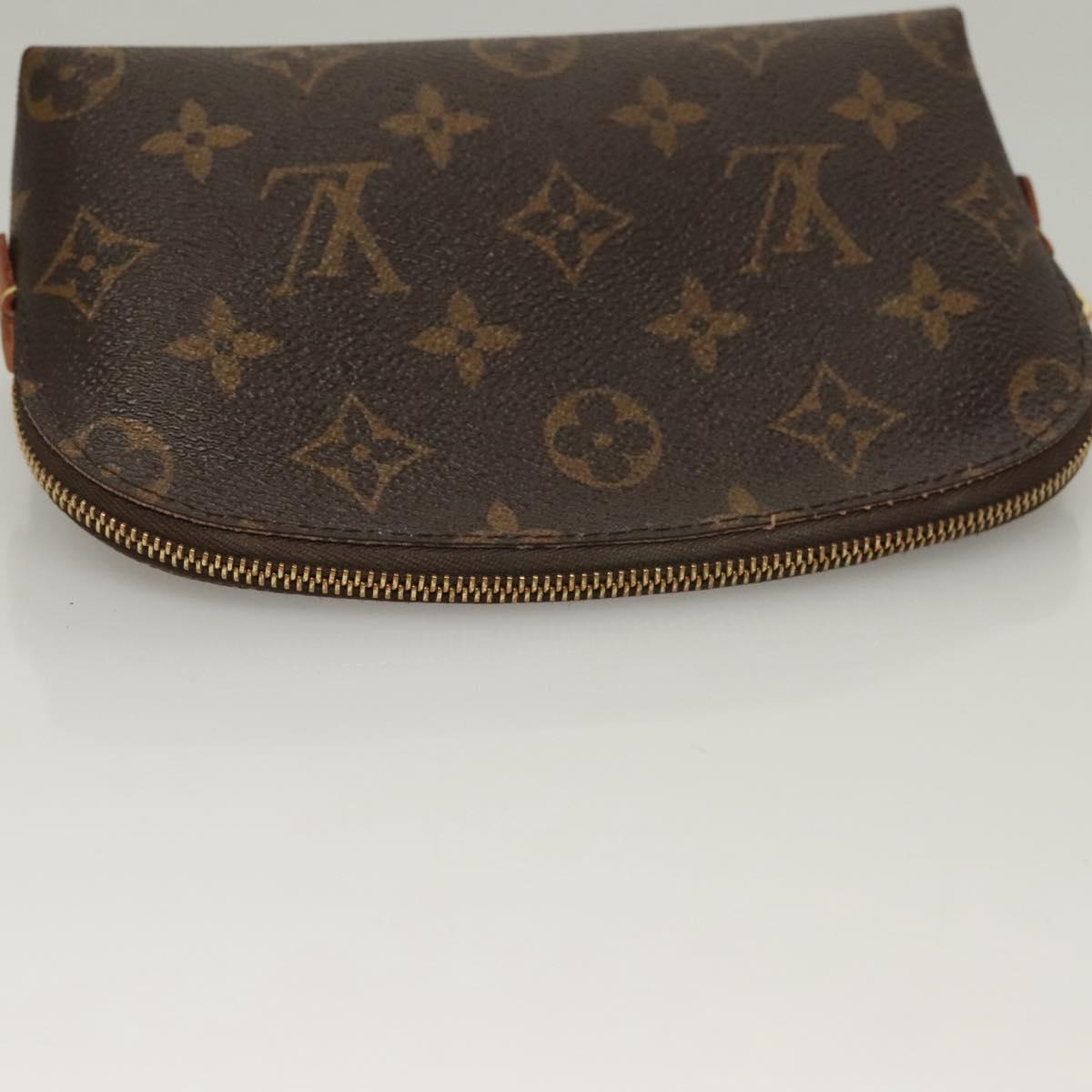 LOUIS VUITTON Monogram Pochette Cosmetic PM Pouch M43998 LV Auth 135634