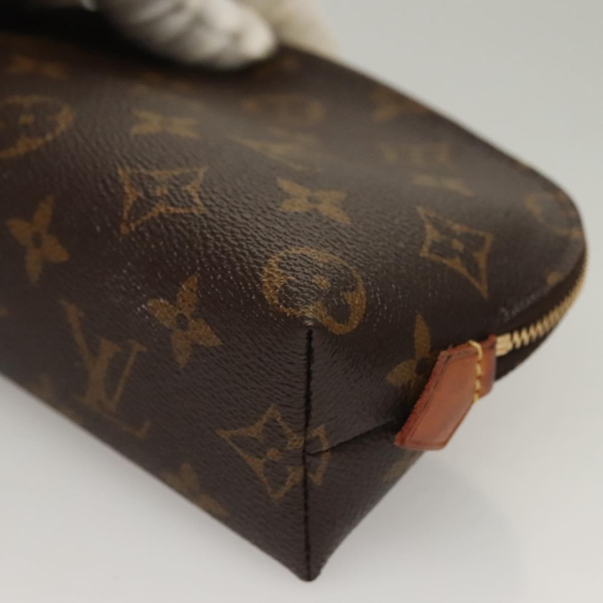 LOUIS VUITTON Monogram Pochette Cosmetic PM Pouch M43998 LV Auth 135634