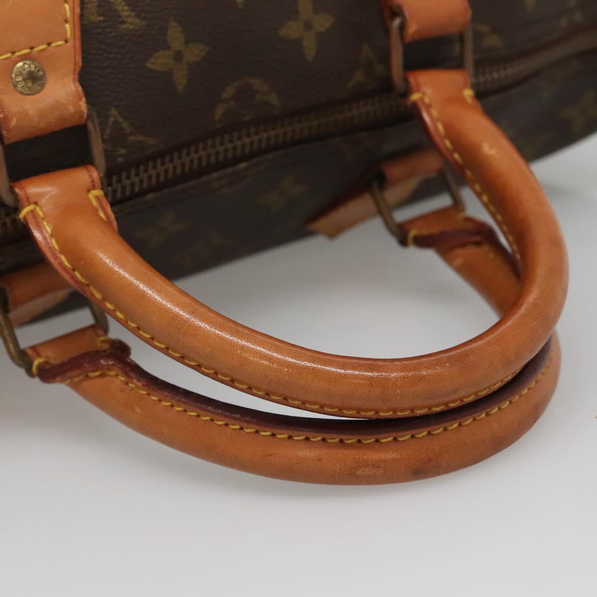 LOUIS VUITTON Monogram Speedy 35 Hand Bag M41524 LV Auth 135636