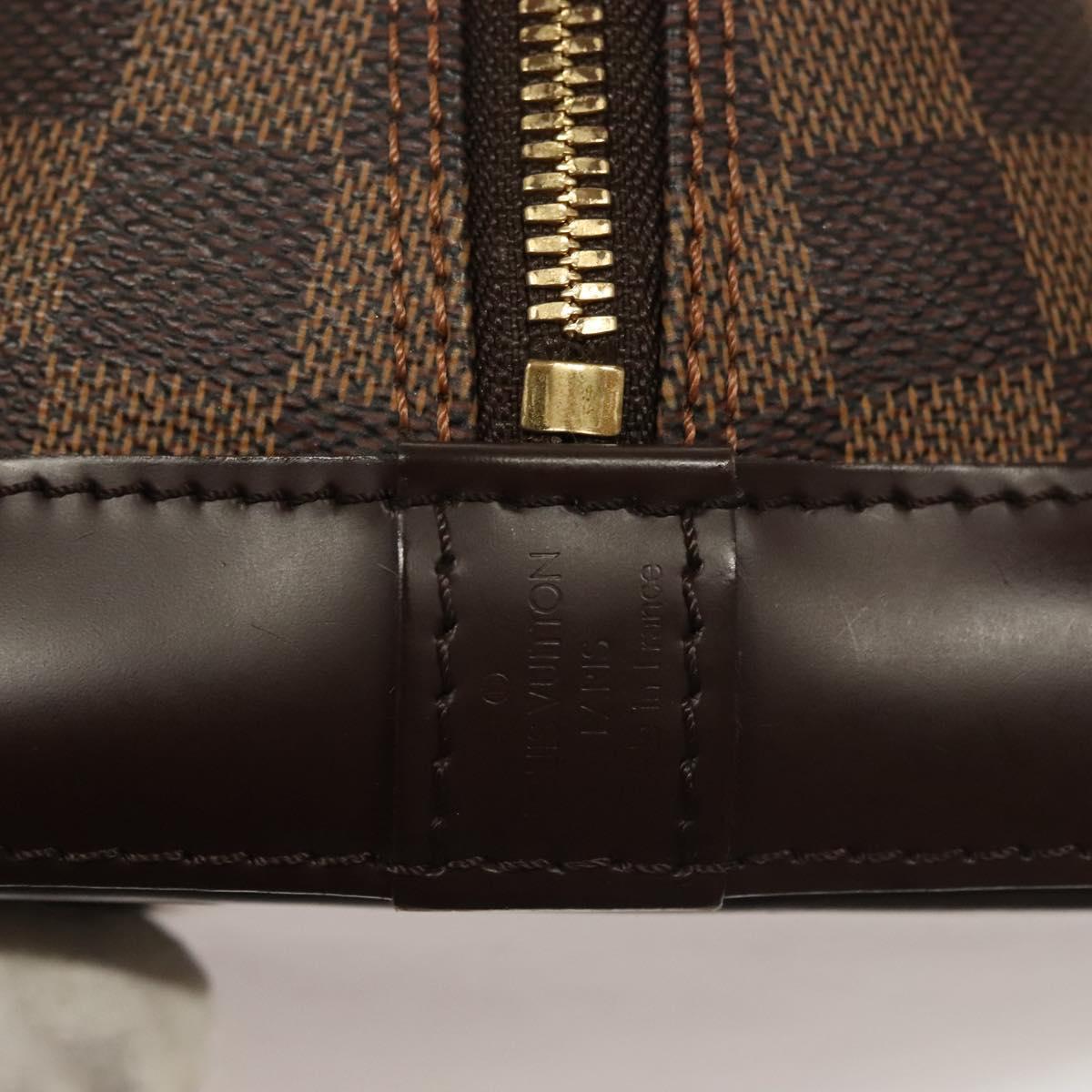 LOUIS VUITTON Damier Ebene Alma Hand Bag N51131 LV Auth 135641