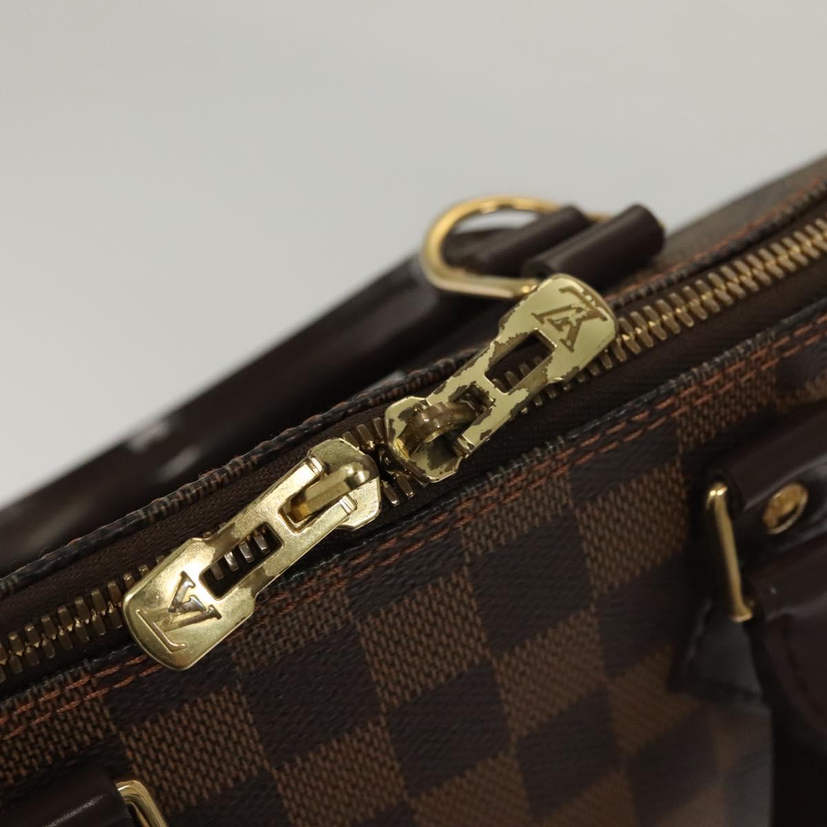 LOUIS VUITTON Damier Ebene Alma Hand Bag N51131 LV Auth 135641
