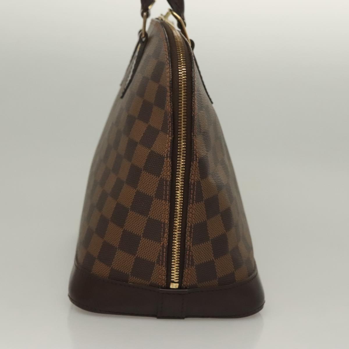 LOUIS VUITTON Damier Ebene Alma Hand Bag N51131 LV Auth 135641