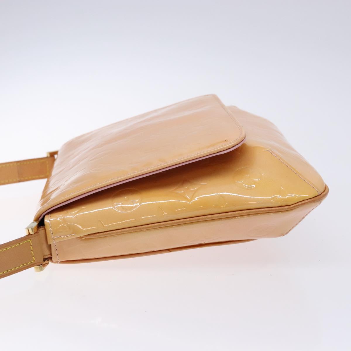 LOUIS VUITTON Vernis Thompson Street Bag Marshmallow Pink M91070 LV Auth 135656